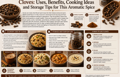 Cloves: Uses, Benefits, Cooking Ideas and Storage Tips for This Aromatic Spice