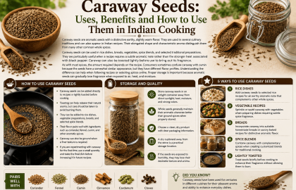 Caraway Seeds: Uses, Benefits and How to Use Them in Indian Cooking
