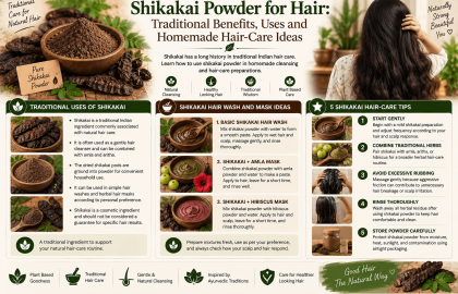 Shikakai Powder for Hair: Traditional Benefits, Uses and Homemade Hair-Care Ideas