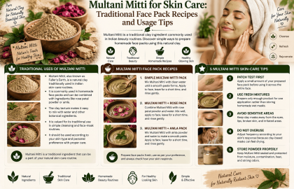 Multani Mitti for Skin Care: Traditional Face Pack Recipes and Usage Tips