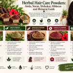 Herbal Hair Care Powders: Amla, Neem, Shikakai, Hibiscus and Bhingraj Guide
