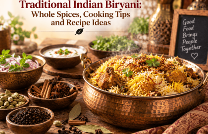 Traditional Indian Biryani: Whole Spices, Cooking Tips and Recipe Ideas